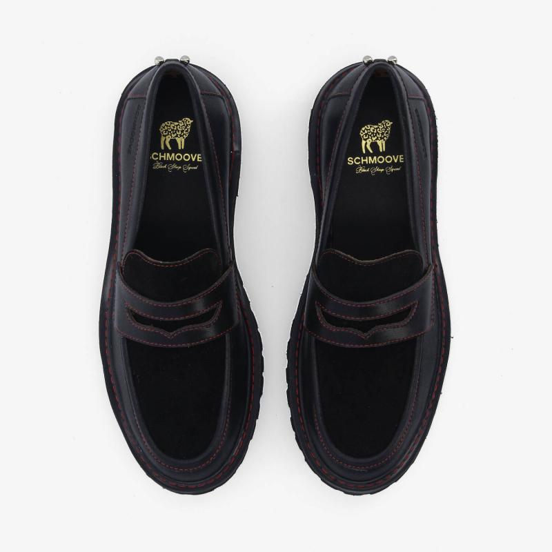 MYSEN LOAFER W - NAPPA/SUEDE - BLACK